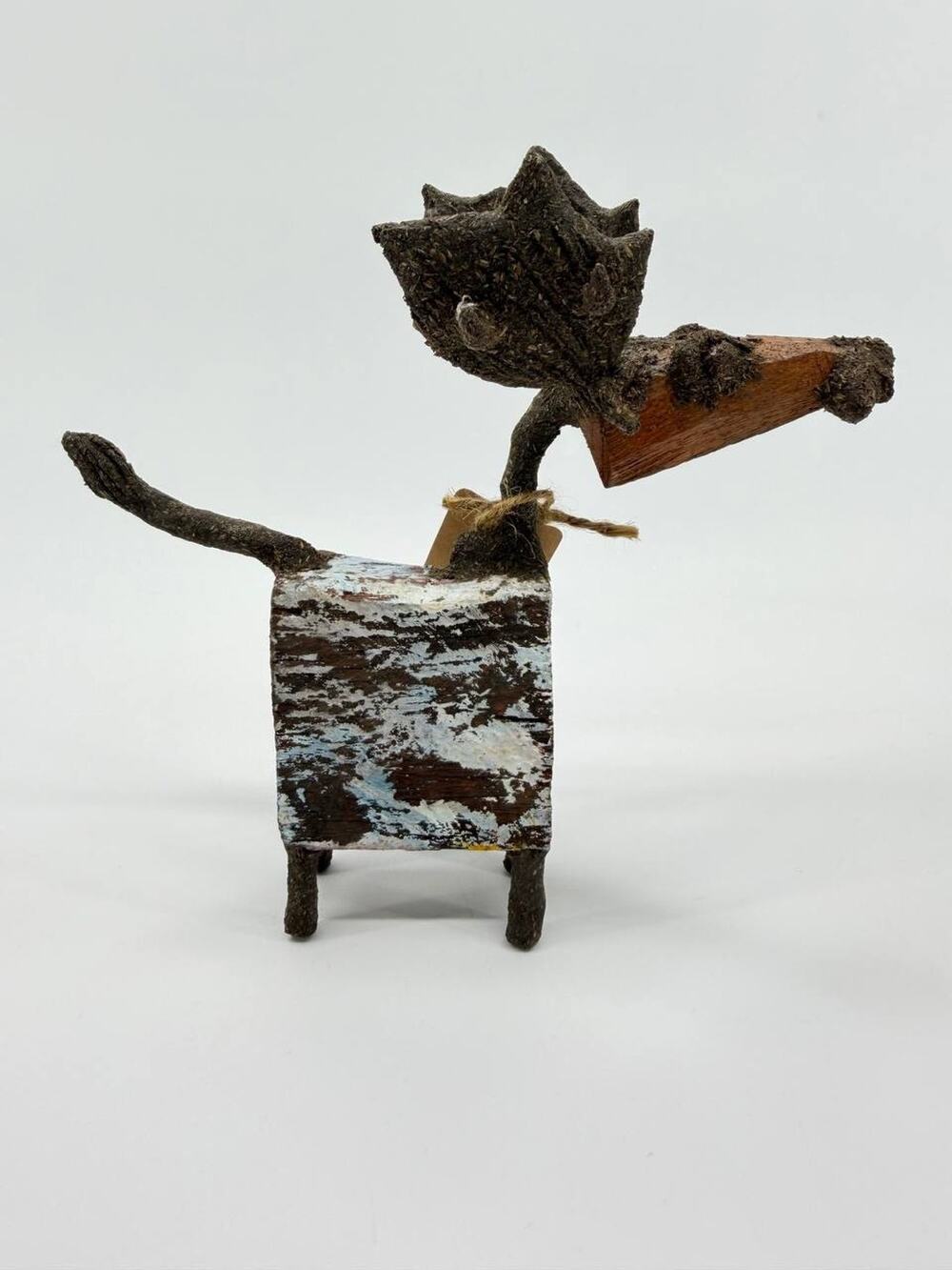 Blue Moose Trading Co Mini Moose Rustic Wood Figurine Primitive Cabin Decor